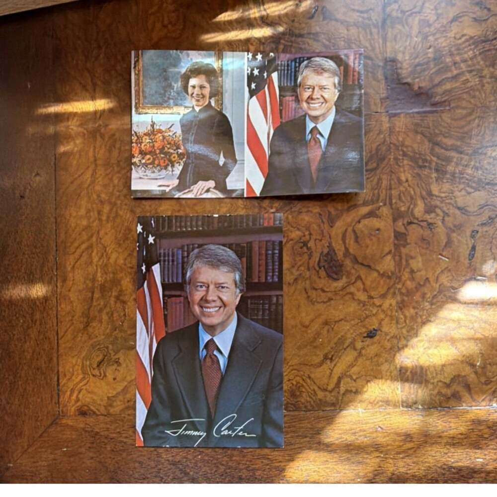 Jimmy Carter & Rosalynn Carter White House Political Postcard Lot of 2